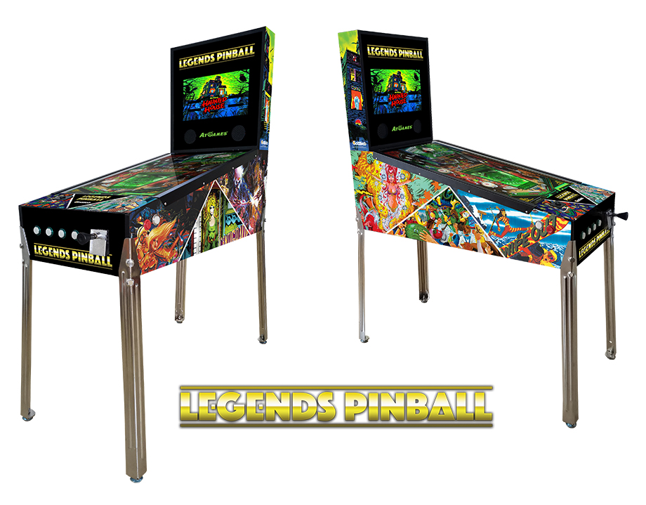 multiple game table table with pinball